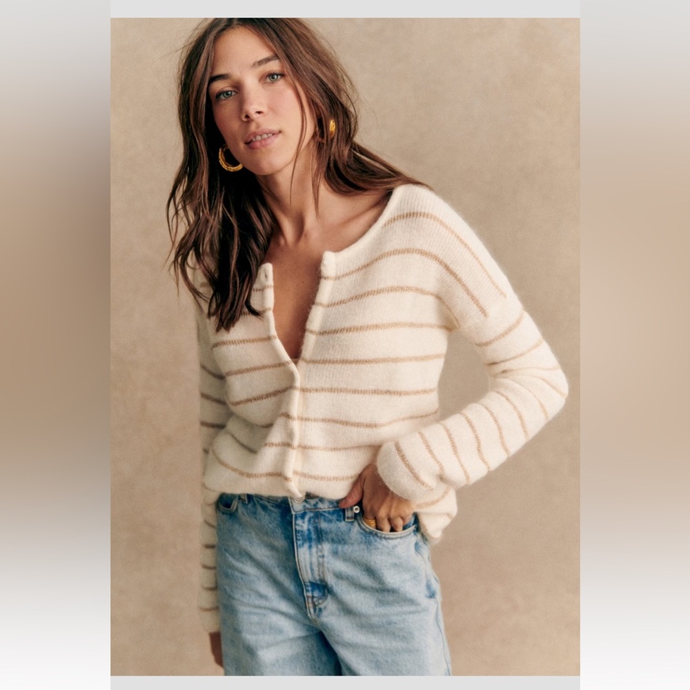 NWOT Sezane Gaspard Jumper - Picture 3 of 7